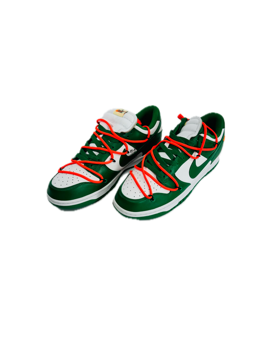 Dunk Low X Off-White Pine Green